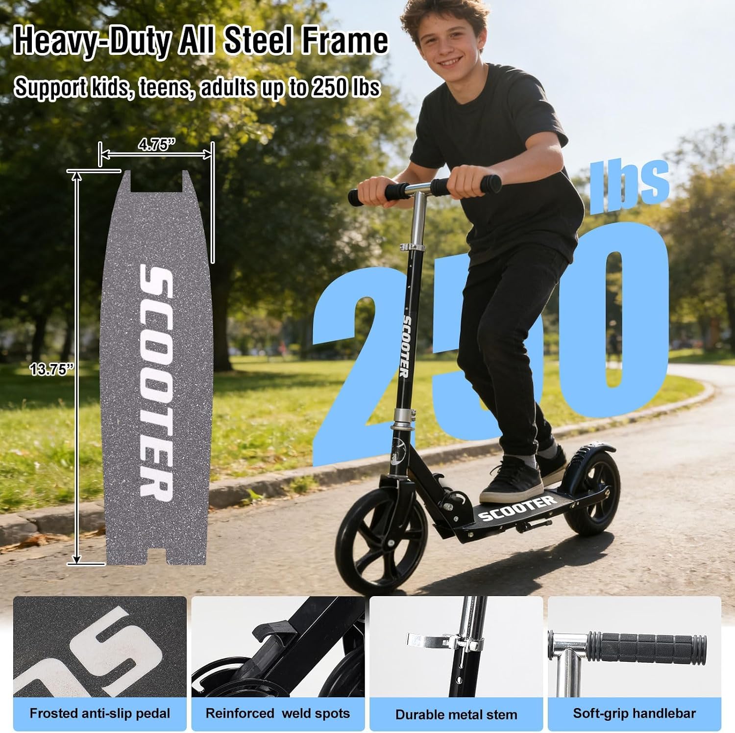 Scooter for Age 6-12 Year Old