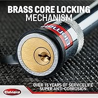 Vista 3 de Elemake MINGSUO - Cerradura de enganche para remolque de 5/8 pulgadas 1/2