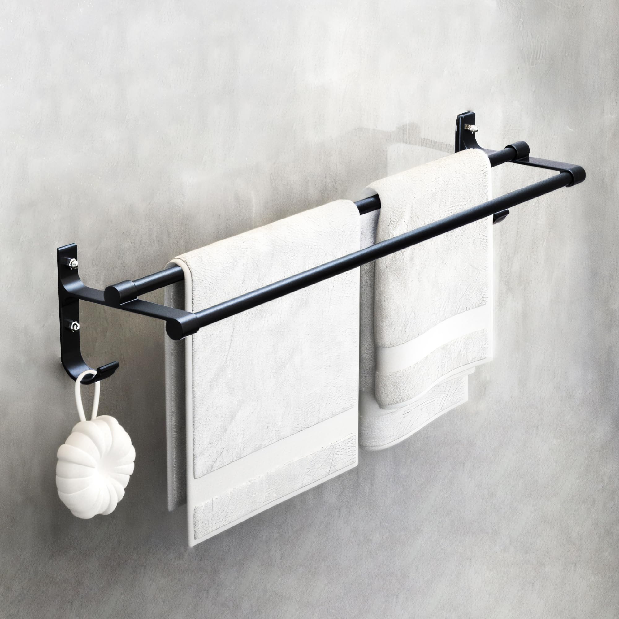 MIORAH Aero Towel Hanger - Space Saving Bathroom Rack -1