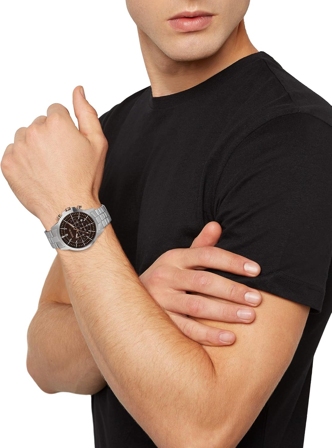 Breil Orologio uomo modello X.LARGE con bracciale in acciaio, movimento CHRONO QUARZO Breil Orologio uomo modello X.LARGE con bracciale in acciaio, movimento CHRONO QUARZO