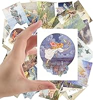 Vista 19 de Pegatinas grandes (24 piezas de 2.5 x 3.5 pulgadas) Poemas Vintage Book Grabado Ilustración