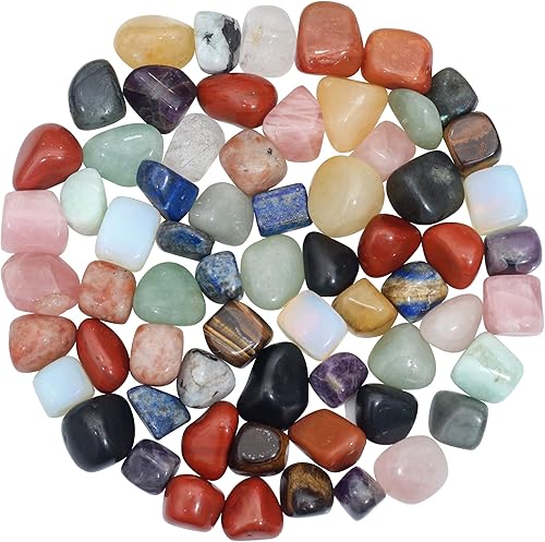 ZAICUS Piedras pulidas y cristales de amazonita, rocas a granel de más de 1,000 quilates, piedras preciosas irregulares pulidas naturales y