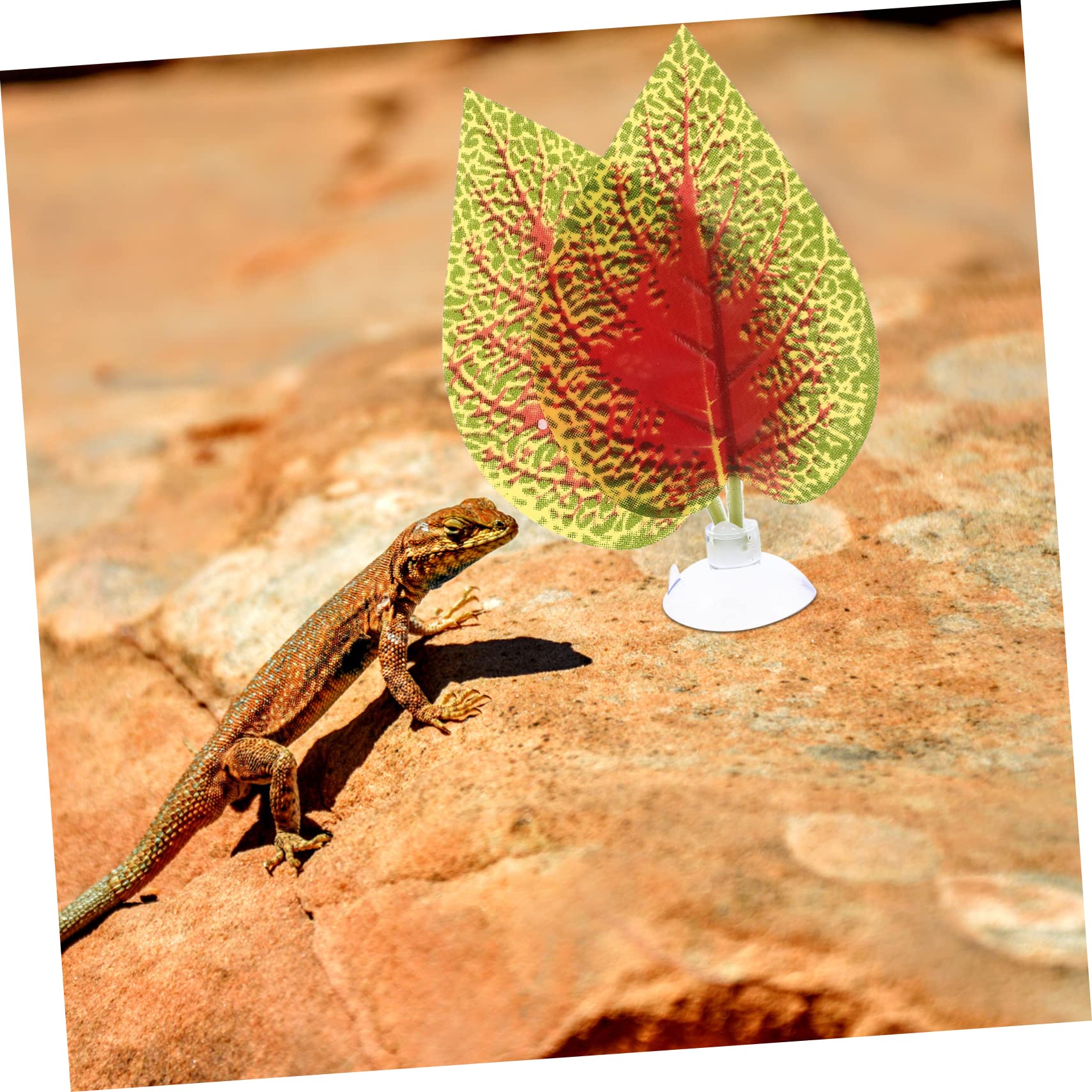 BESPORTBLE 25piezas Plantas Simuladas Decorativas para Terrario De Reptiles Artificiales para Acuarios Decoración De Hábitats De Reptiles y Peces Ventosas para Fijación