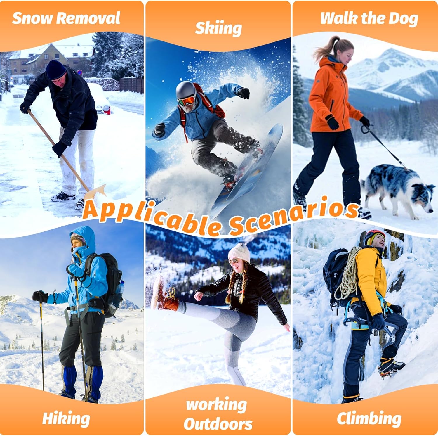 2 Pack Heated Socks for Men Women, APP Control Rechargeable Electric Heated Socks for Up to 10 Hours Electric Socks with 4 Heat Settings Foot Warmers for Winter,Skiing,Camping,Outdoor Work