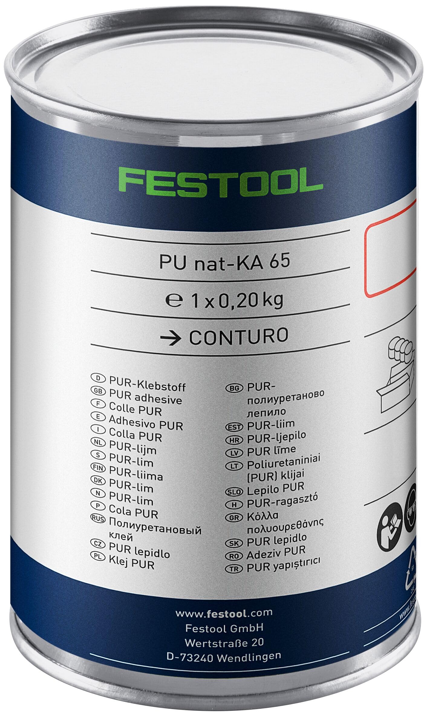 Festool PU NAT-KA 65 Polyurethan-Schmelzkleber