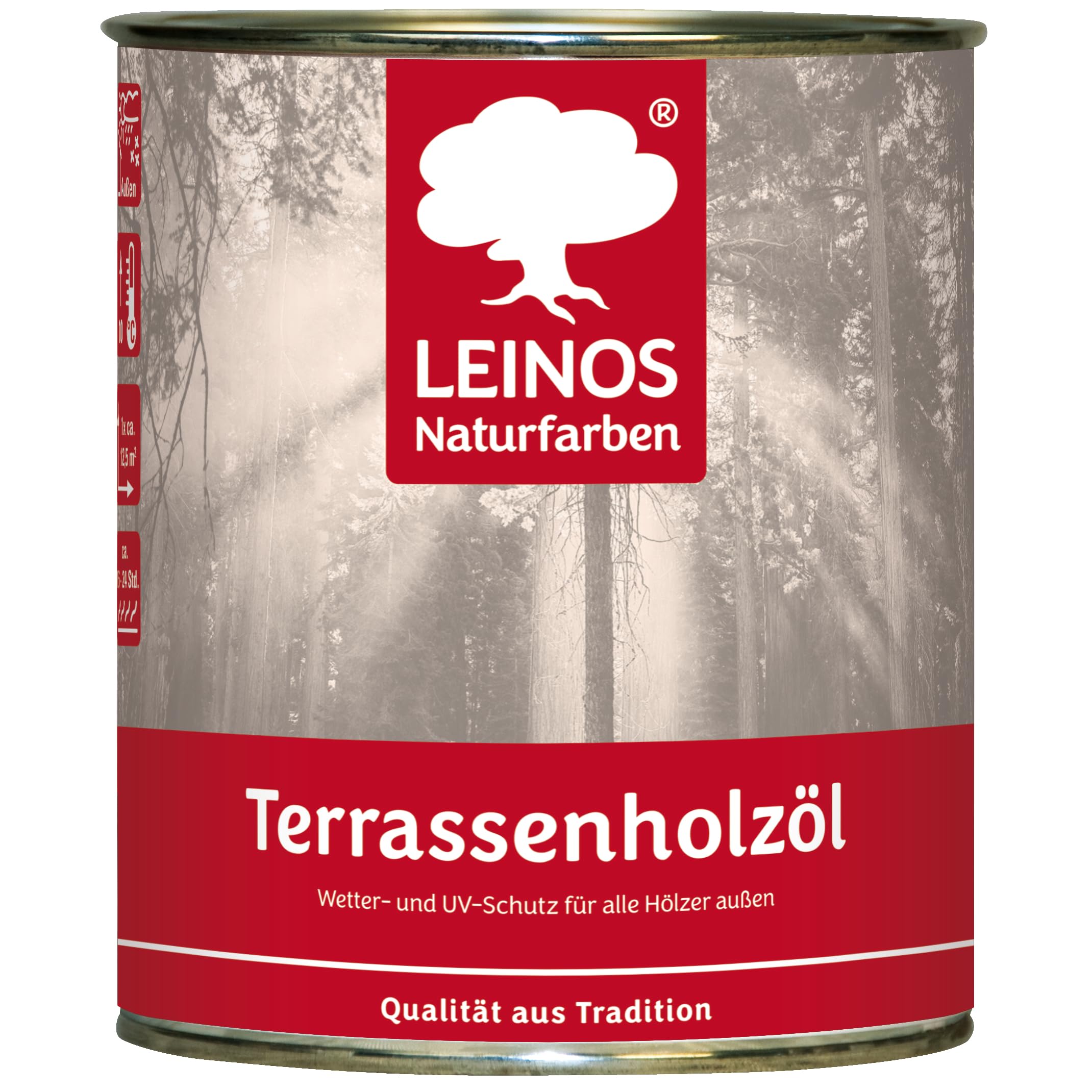 Leinos 236 naturalny olej do drewna na zewnątrz 002 bezbarwny 0,75 l