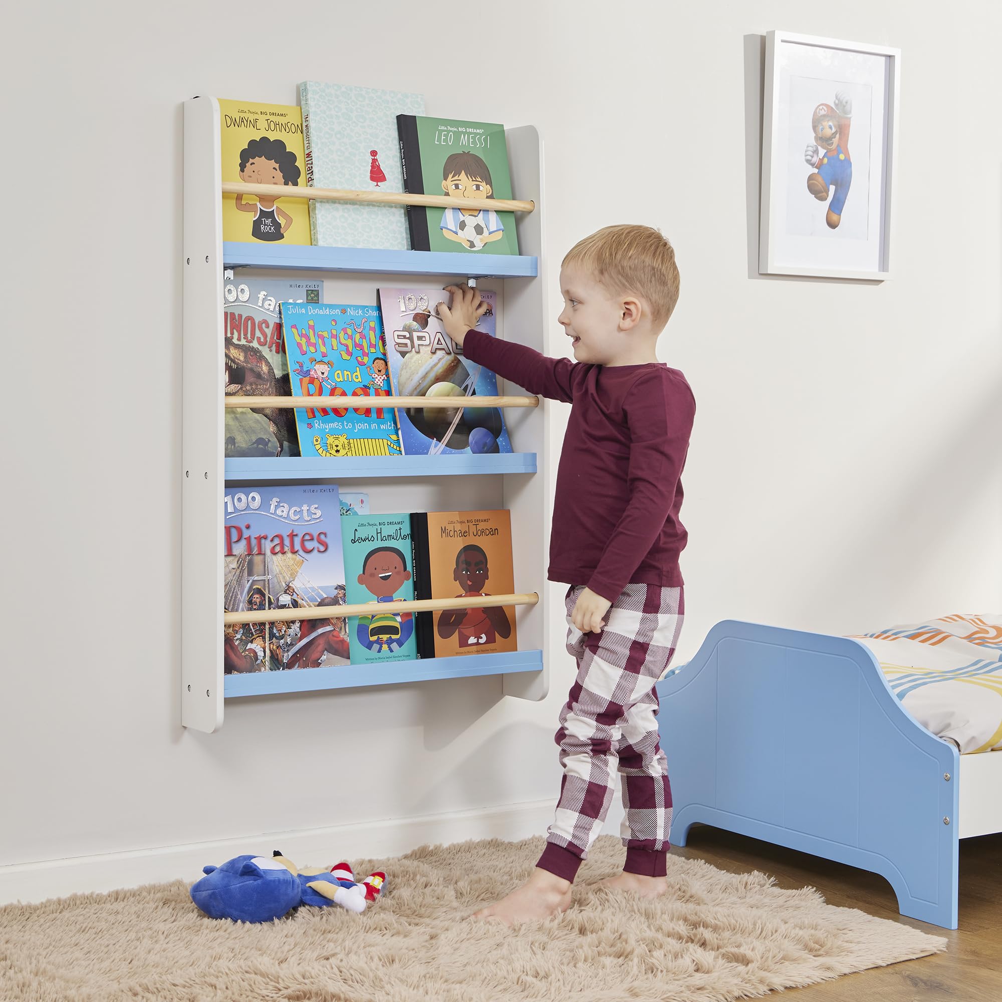 Liberty House Kids Picture Book Wall Bookshelf