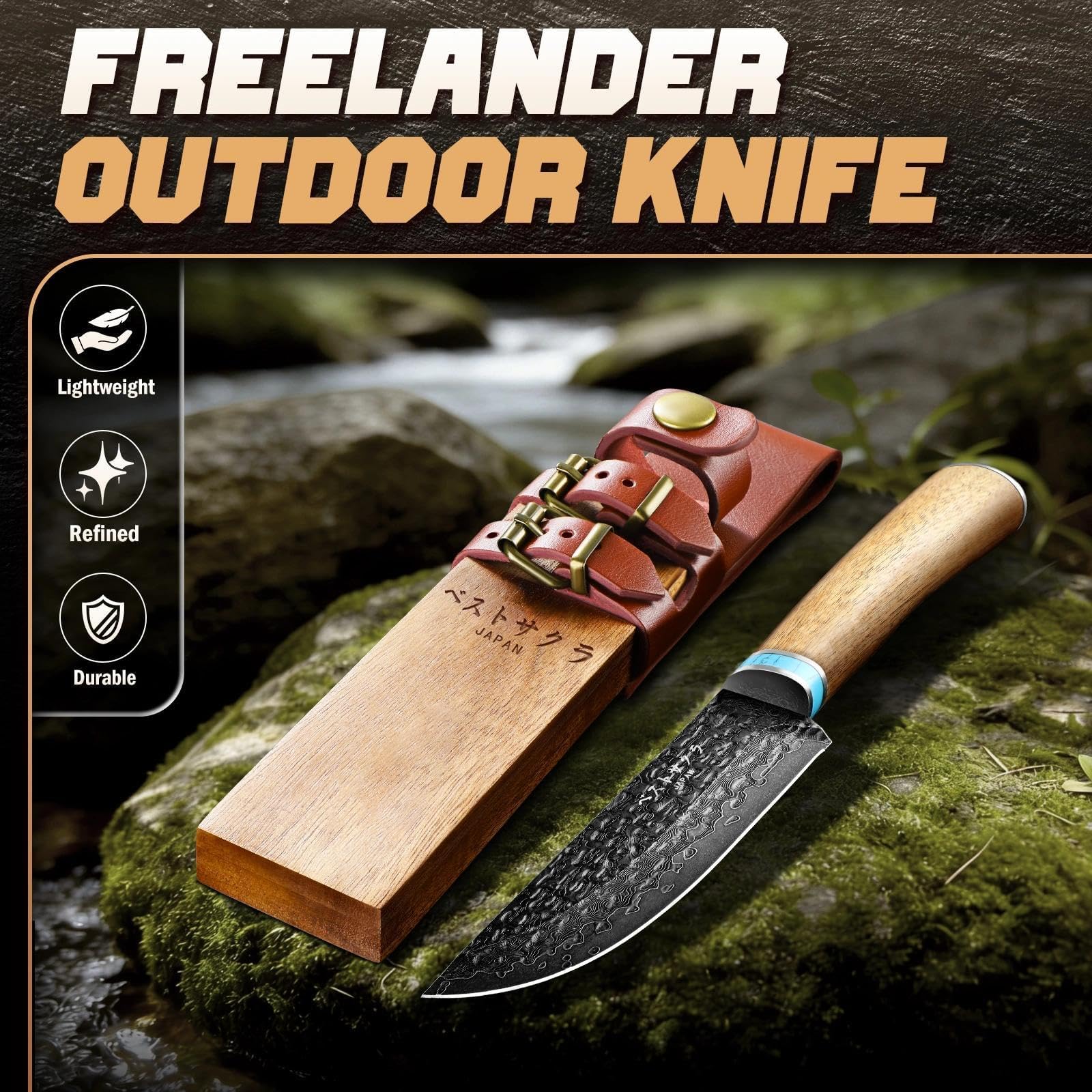 Freelander Coltello da Outdoor