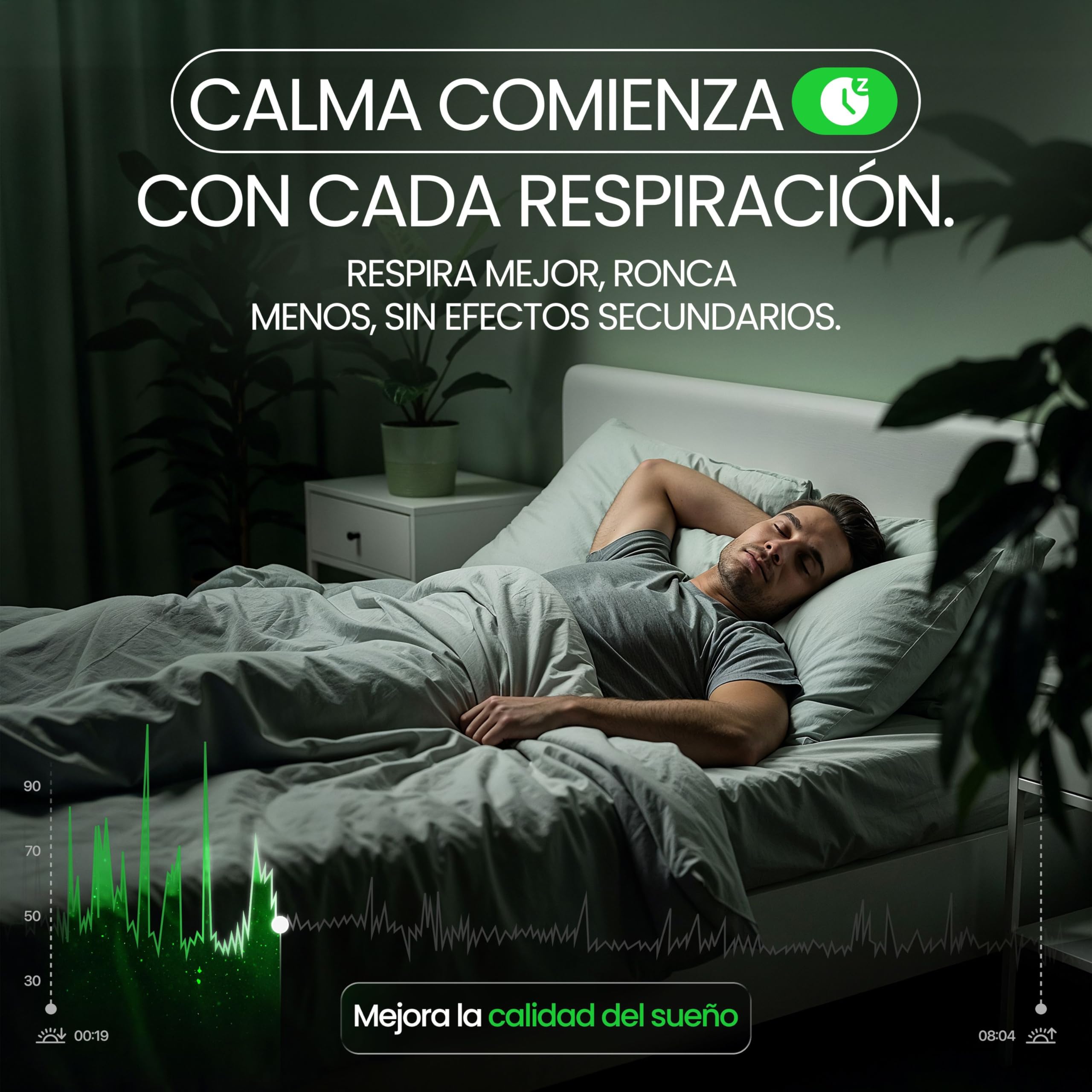 Ellicit Tiras Nasales Transparentes, paquete de 30 tiras nasales premium, contra los ronquidos, soporte extra para deportes y mejor calidad del sueño, mejor respiración con la nariz tapada