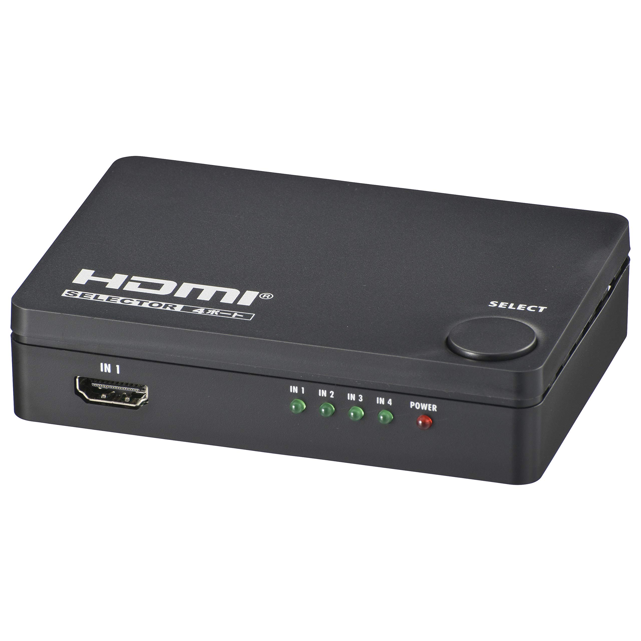 Amazon | OHM 4ポート HDMIセレクター 黒 AV-S04S-K 05-0577 オーム