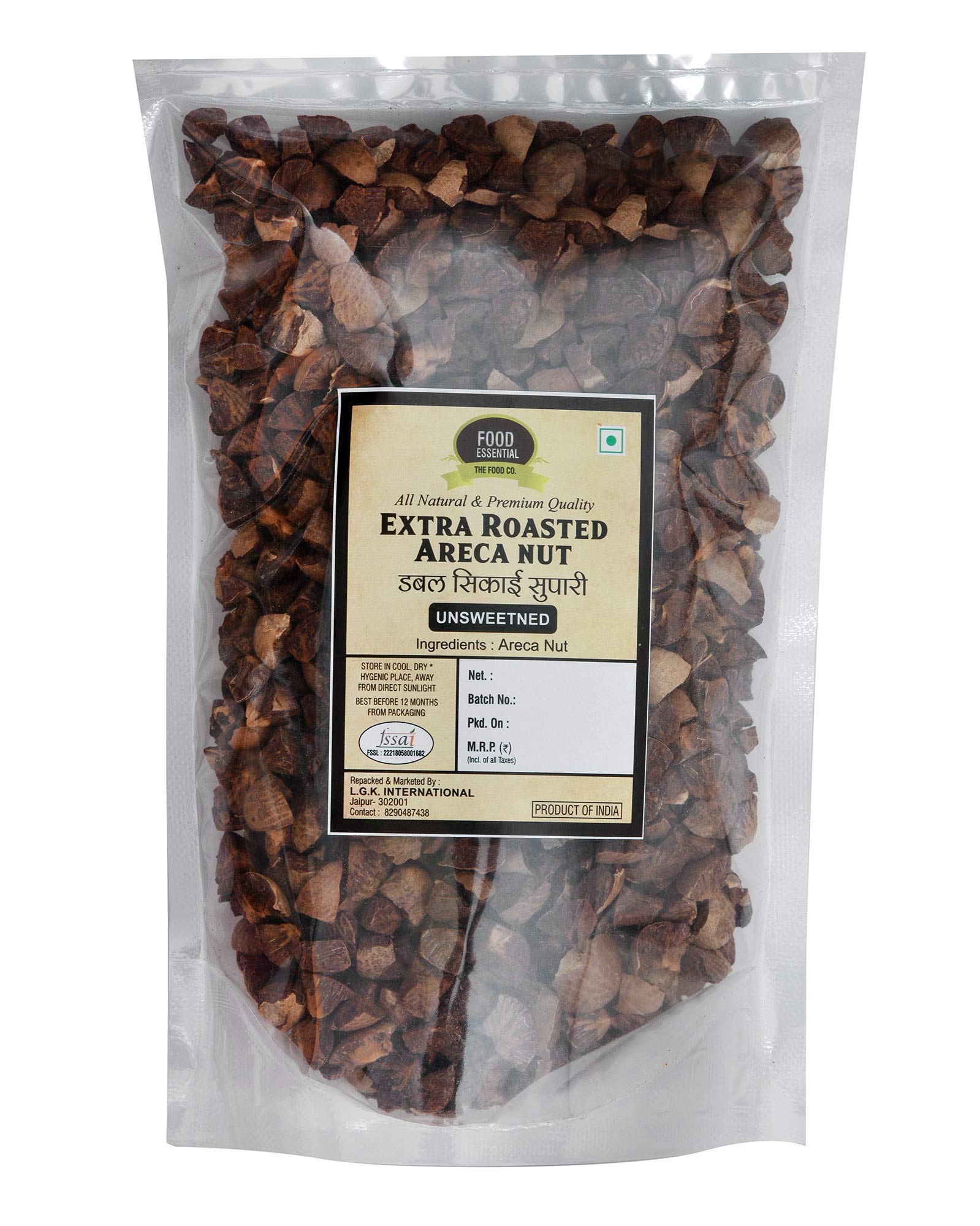 Food Essential Extra Roasted Seka Supari (Unsweetned) 1 kg. (B08XPSLKSM) Amazon Price History, Amazon Price Tracker