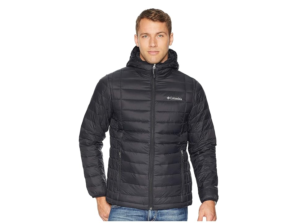 Columbia Voodoo Falls 590 Turbodown Hooded Jacket Men's Coat Black: Sm