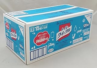 花王(Kao) 花王　トイレクイックル 詰め替え用　120枚　FLUSHABLE TOILET WIPES
