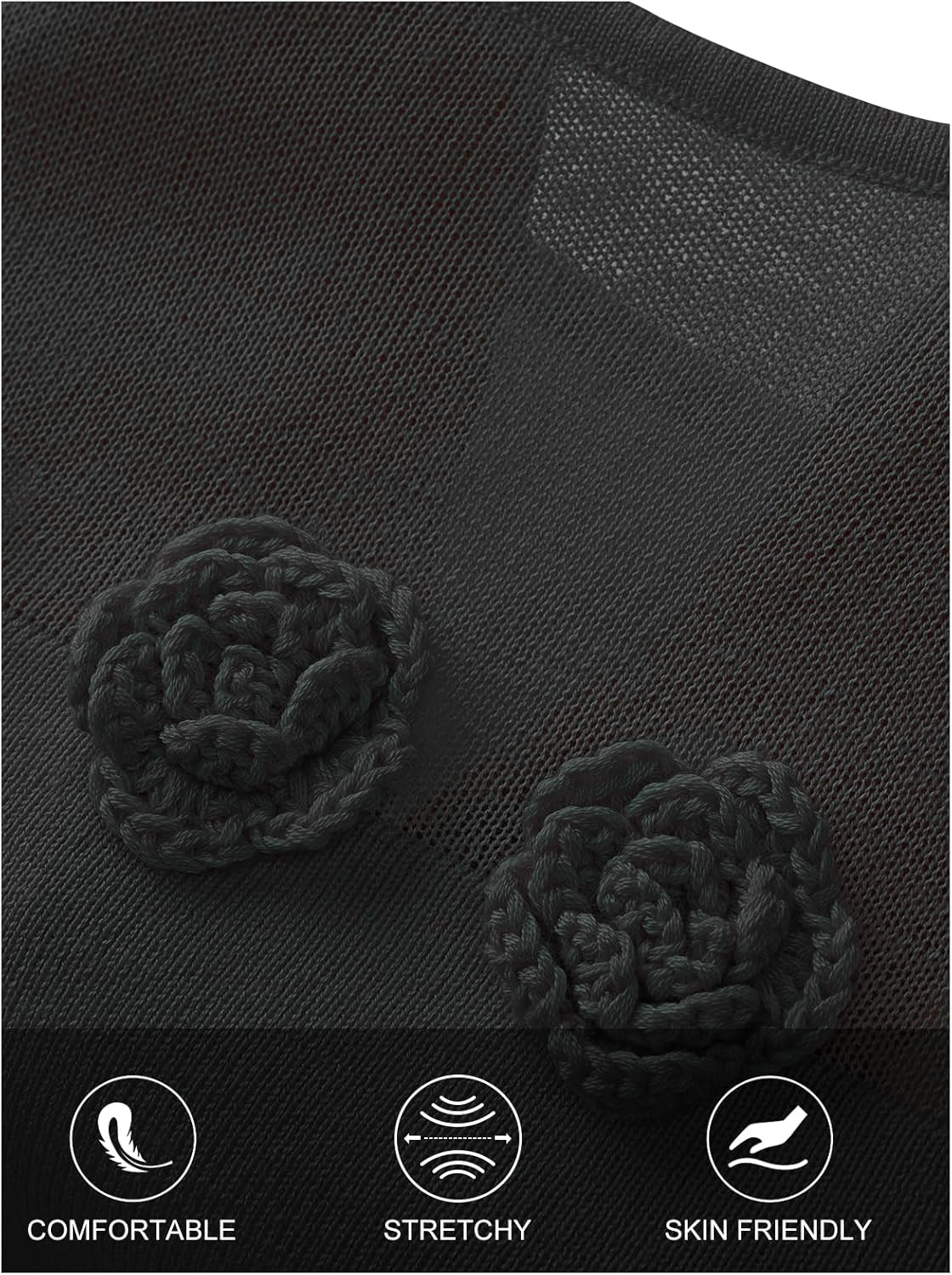 MEROKEETY Women's Sweater Dress Fall 2025 Long Sleeve Formal Wedding Guest Cocktail Bodycon Floral Maxi Winter Dresses - Image 5