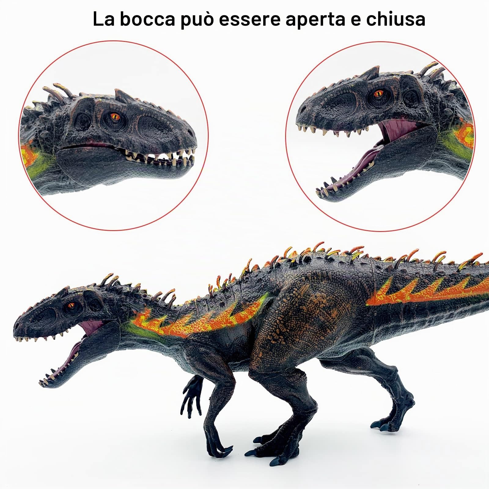 Grande giocattolo di dinosauro Tyrannosaurus Rex 34 cm, statuetta di dinosauro dipinta a mano, figurina d'azione educativa per collezionisti, Party Favor