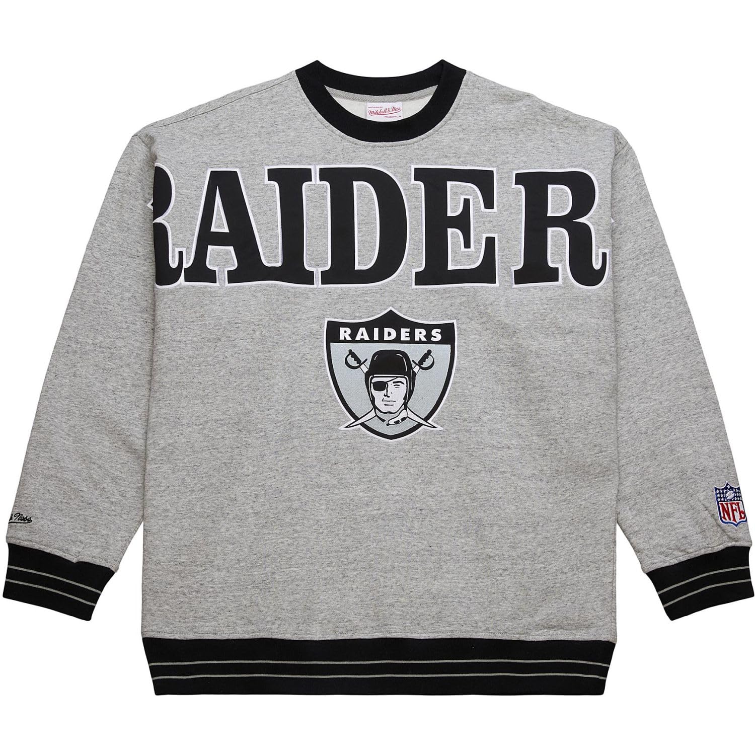 Mitchell & Ness Satin Fleece Pullover Oakland Raiders