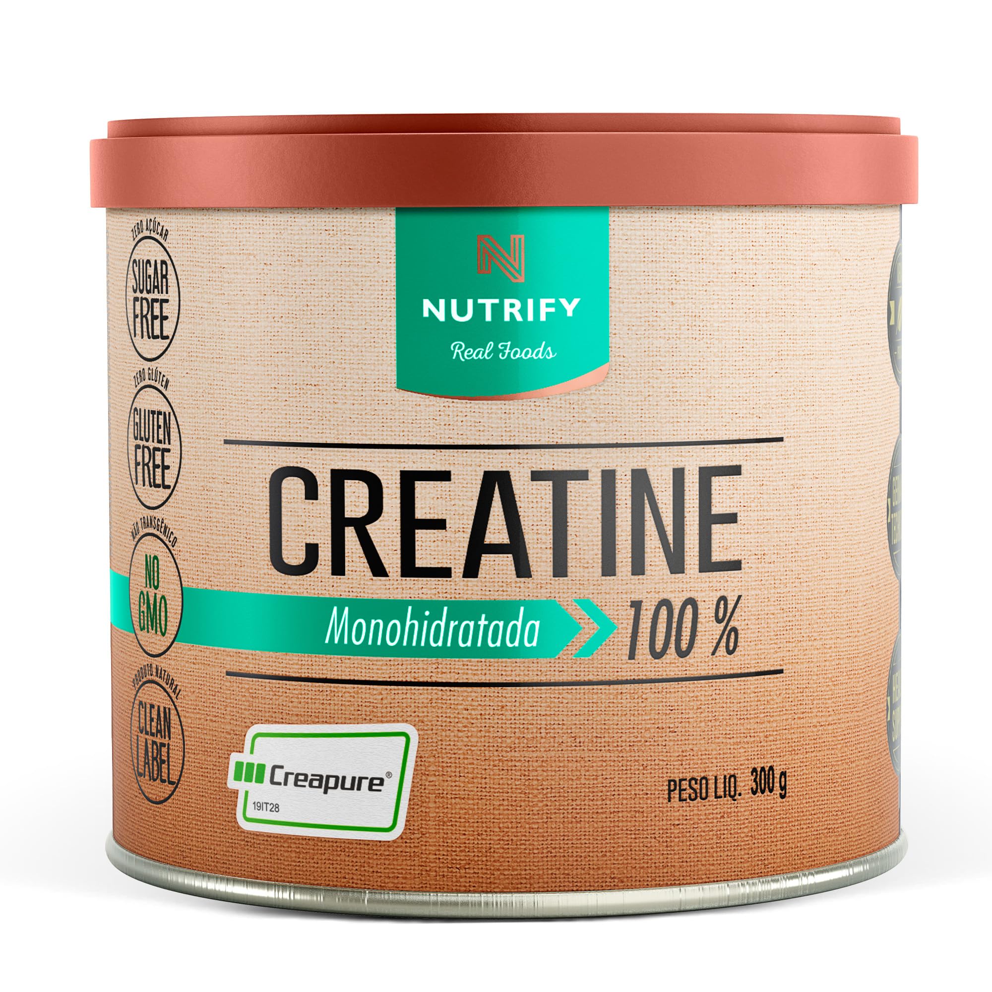 Embalagem do produto Creatine Creapure 300g da marca Nutrify