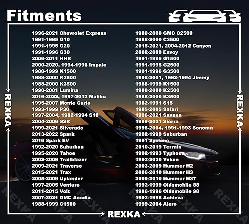 Miniatura 4 de Rexka 10 unids M6-0.039 x 0.984 in cabeza hexagonal Sems Fender parachoques cuerpo pernos para GM 11503982 11504493 11609989 Buick Cadillac