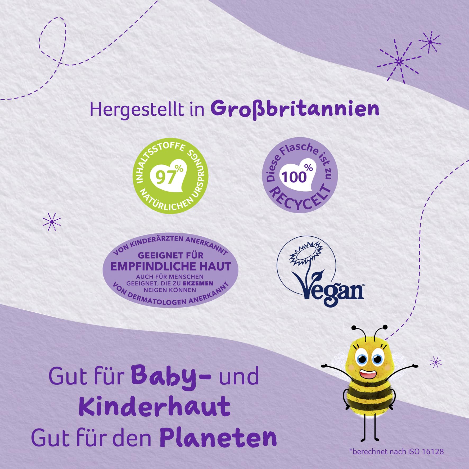 Childs Farm SlumberTime uspokajające mleczko do kąpieli, lawendowe i księżycowe, 250 ml, delikatne kąpiele piankowe przed snem, dla wrażliwych lub skłonnych do egzemy noworodków, skóry niemowląt i