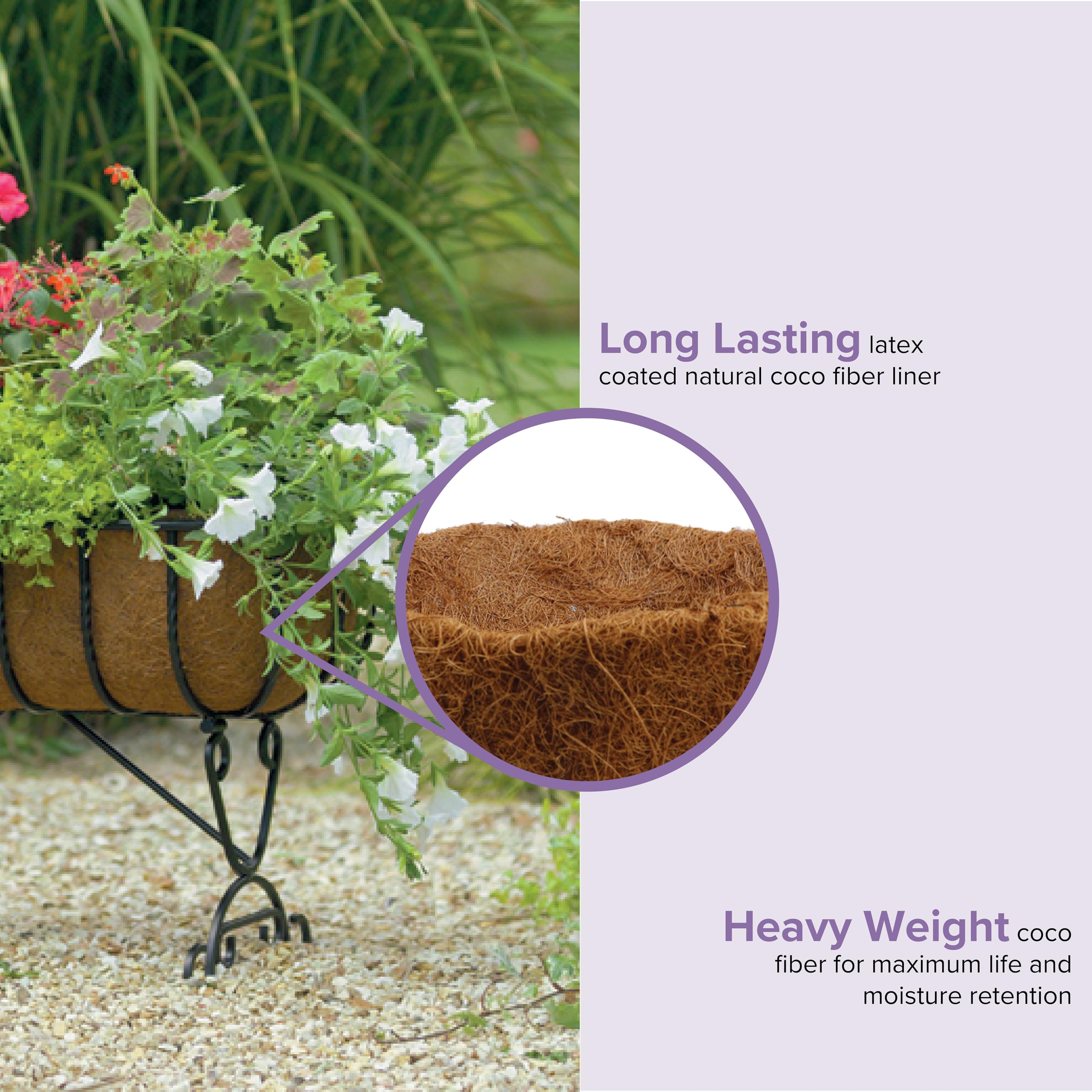 Amazon.com : Gardman Coco Liner for 30-Inch Troughs : Plant