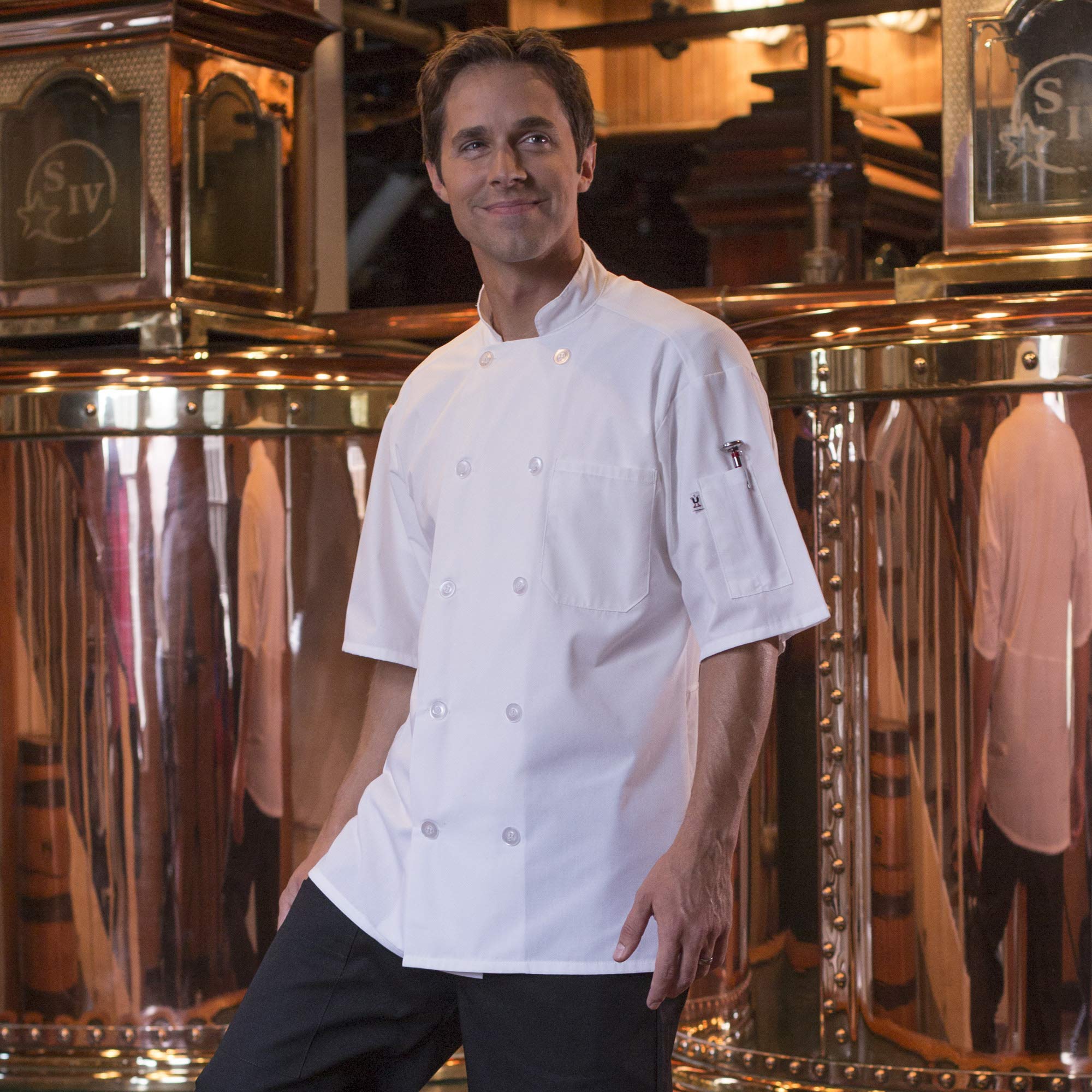 Uncommon Threads Men's Plus Size 0421-2507, White, 3XL