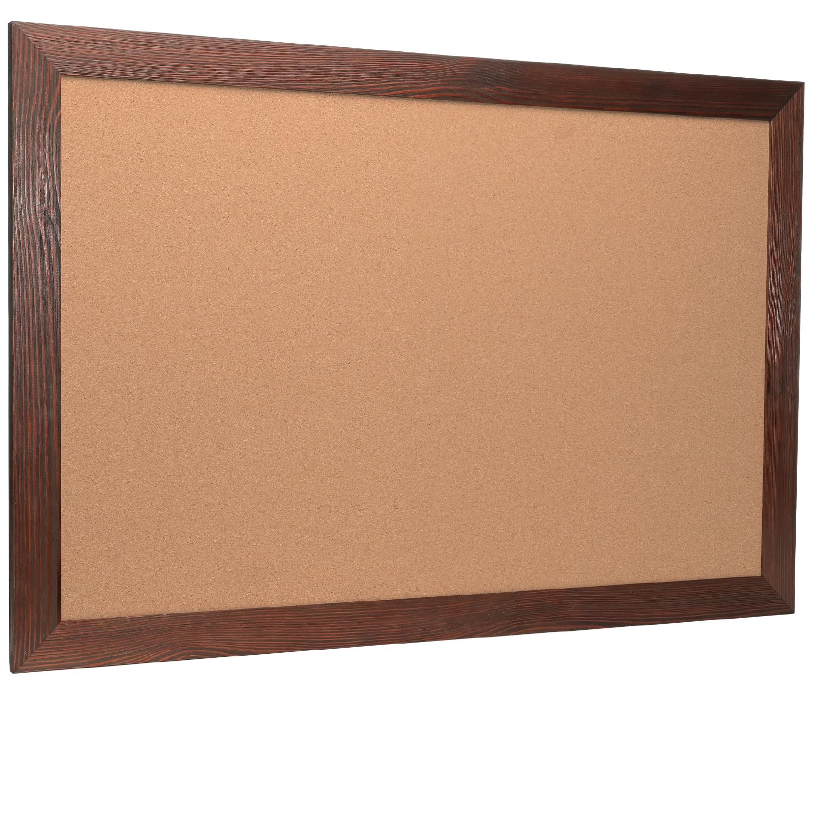 Excello Global Products Tablero de corcho con marco de madera rústica de 24 x 36 pulgadas