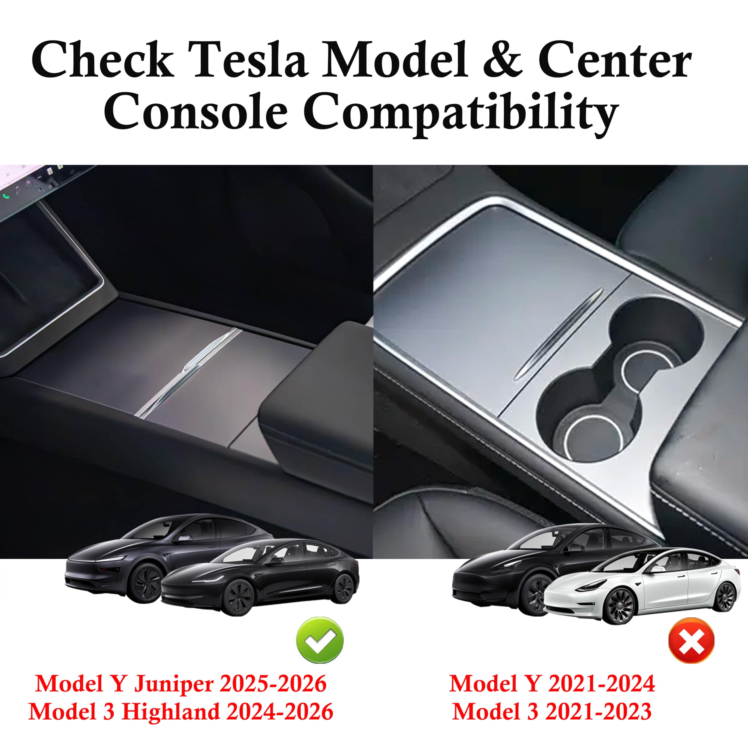 Ładowarka samochodowa USB do konsoli środkowej Tesla z szybkim ładowaniem, wysuwanymi kablami, ładowarką do telefonu, akcesoria do stacji dokującej (do modelu Y 2025-2026 i modelu 3 2024