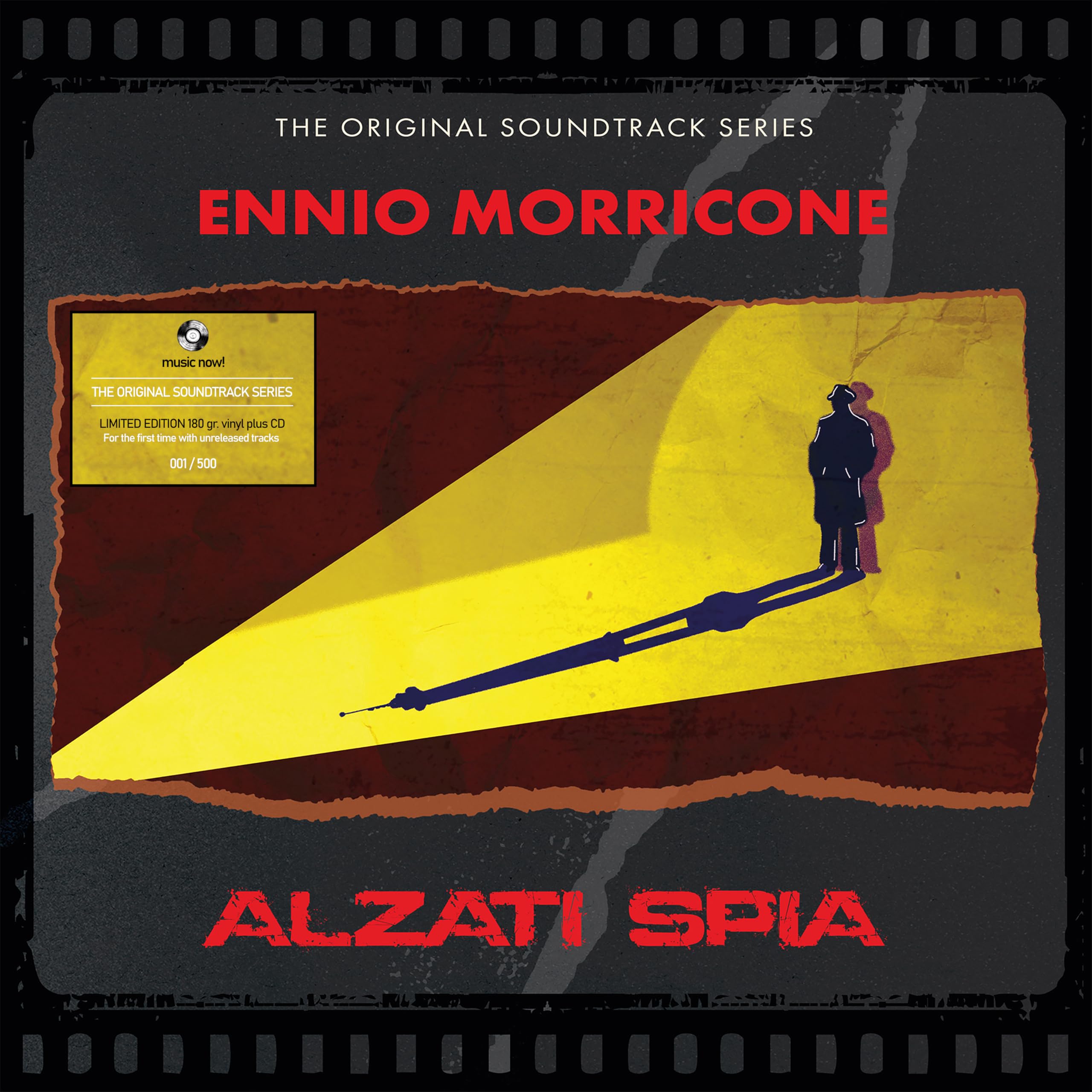 MORRICONE, Ennio - Alzati Spia (Soundtrack) - YELLOW VINYL LP + CD