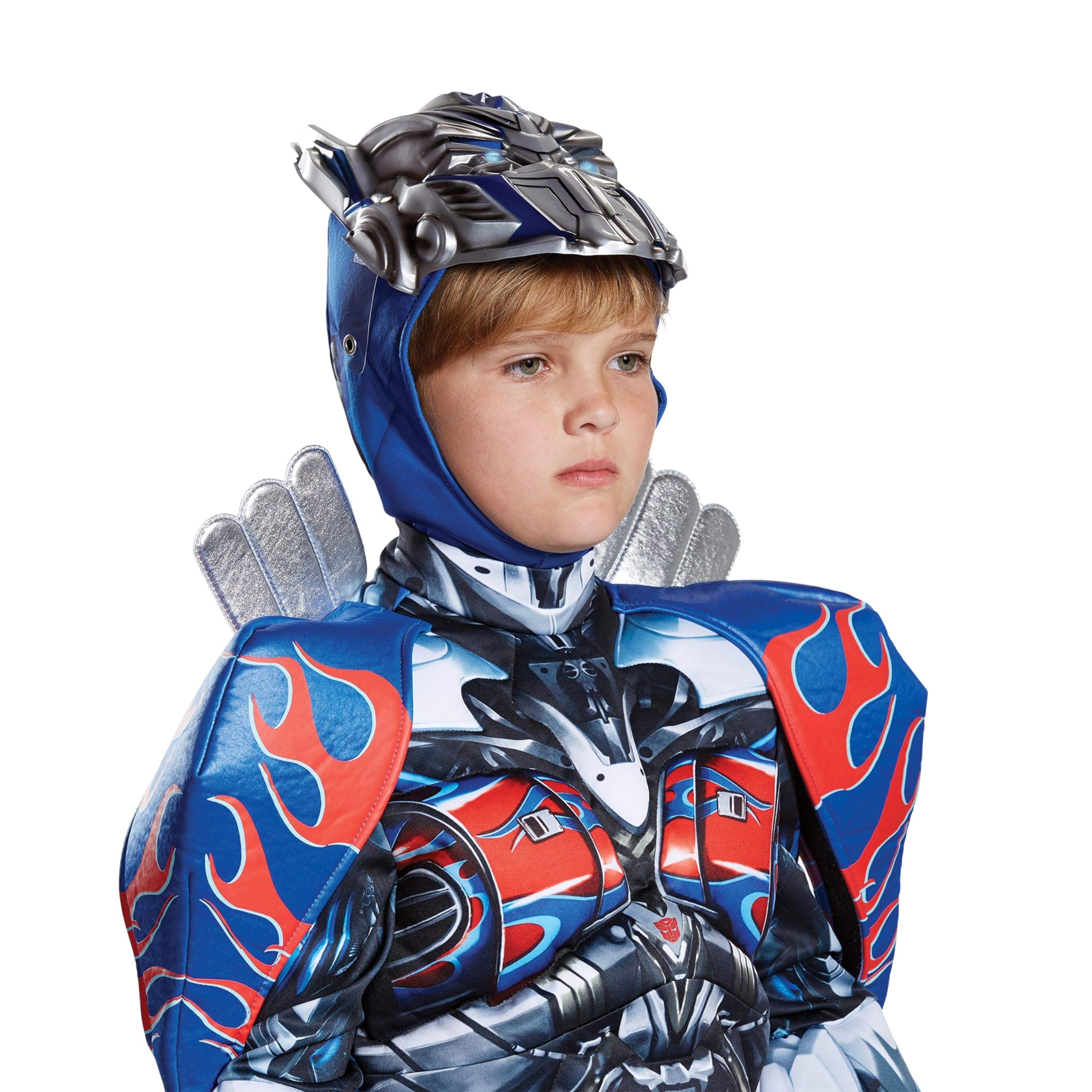 Disguise Disfraz de Transformers Optimus Prime Prestige para niños, disfraz de Halloween para niños