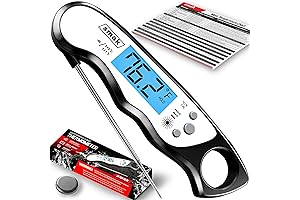 Smak Digital Instant Read Meat Thermometer: Super Fast & Ultra Precise Cooking Tool