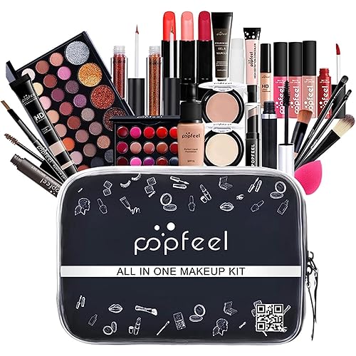 MAEPEOR All In One Makeup Kit 27PCS Makeup Kit for Women Full Kit Multi-Purpose Makeup Set for Beginners or Pros (27Pieces, KIT004)