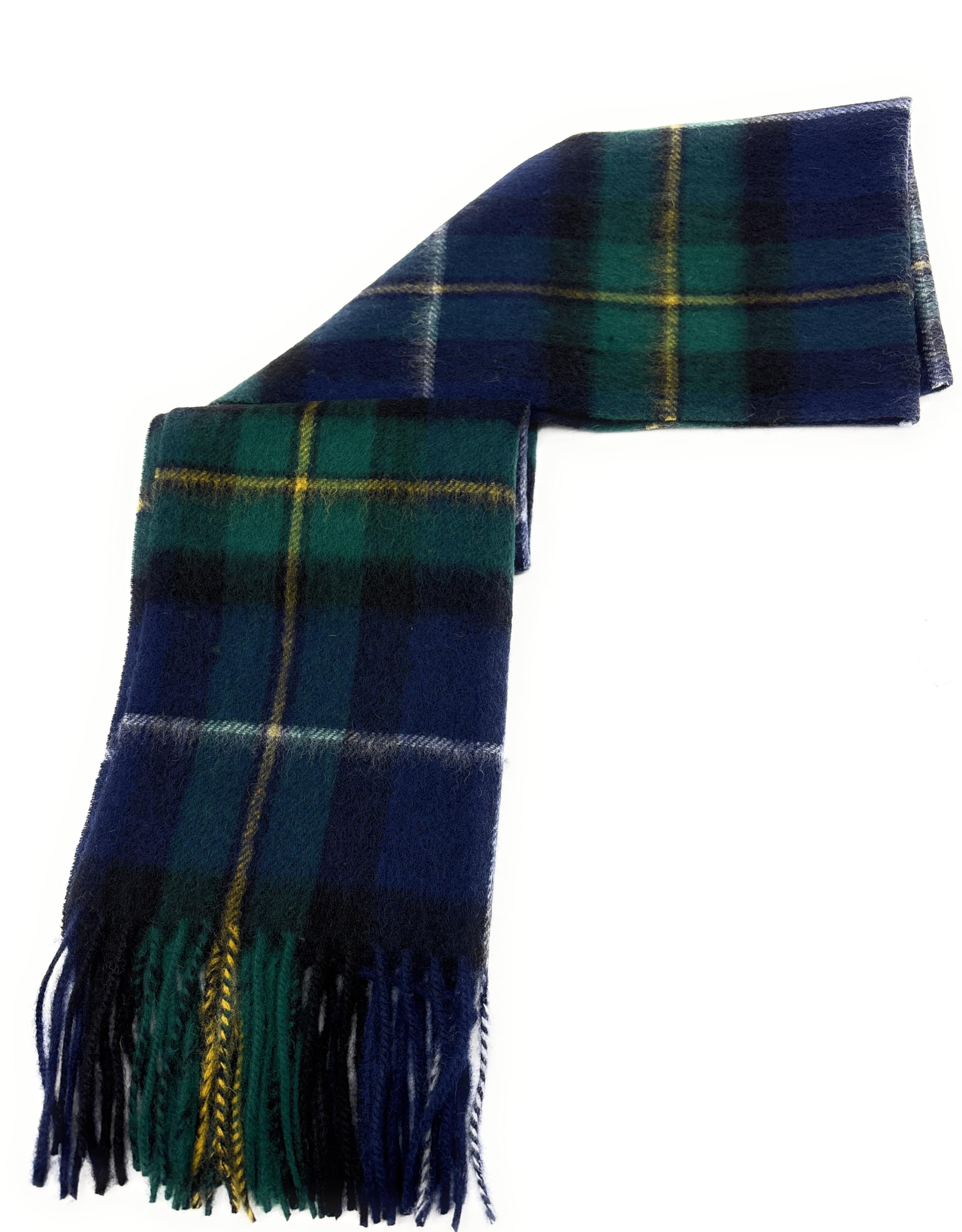 Scottish Essence Unisex Macneil Of Barra Traditional Scottish Pure Lambswool Tartan Clan Scarf, Winter Accessory (Macneil Of Barra)