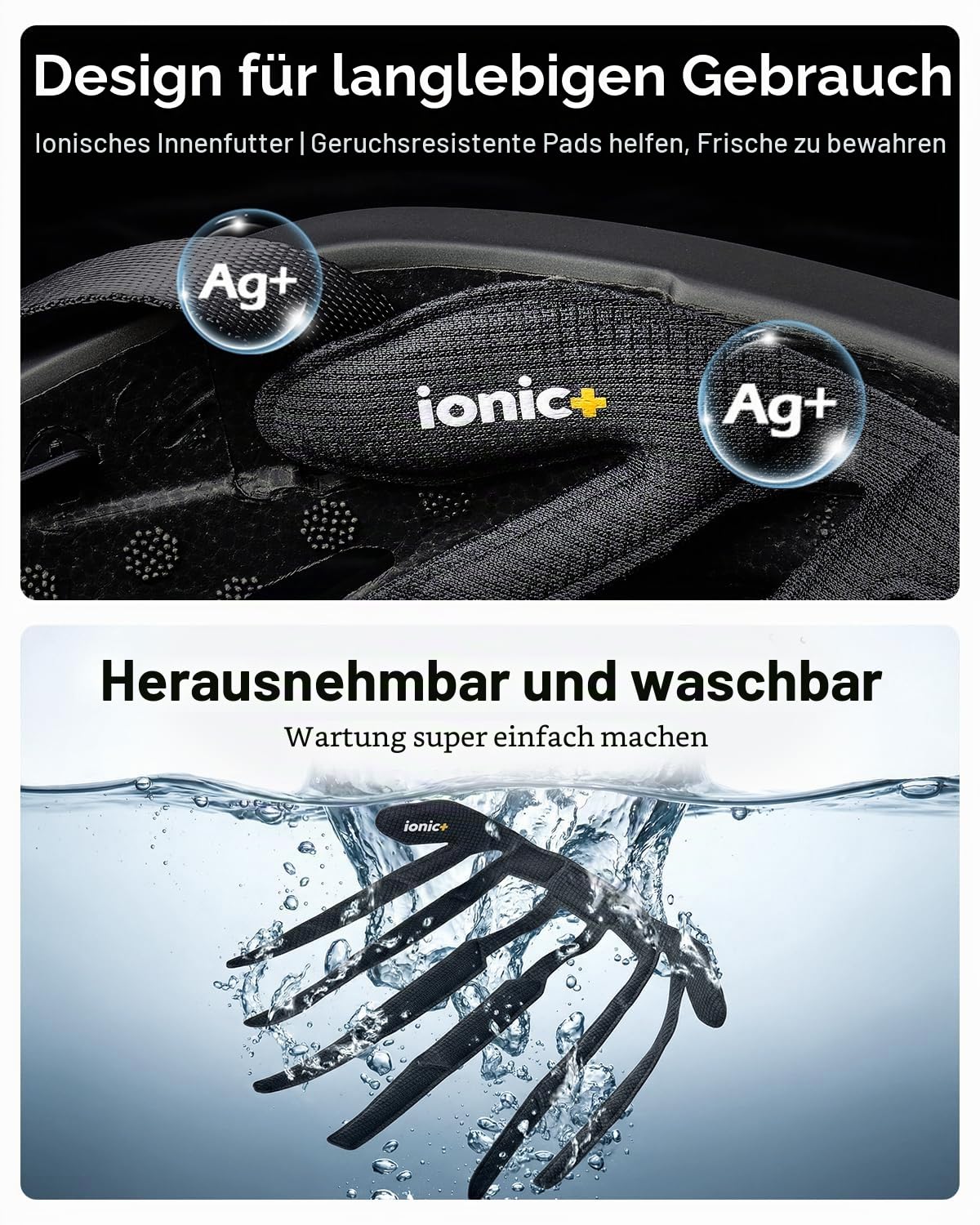Odoland Fahrradhelm für Damen und Herren, Erwachsene Rennradhelm mit Belüftungssystem, Leicht Radhelm mit individuelle Größenanpassung, Cityhelm