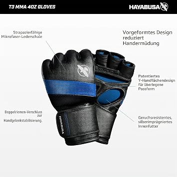 Hayabusa T3 4oz MMA Gloves Ideal for Combat