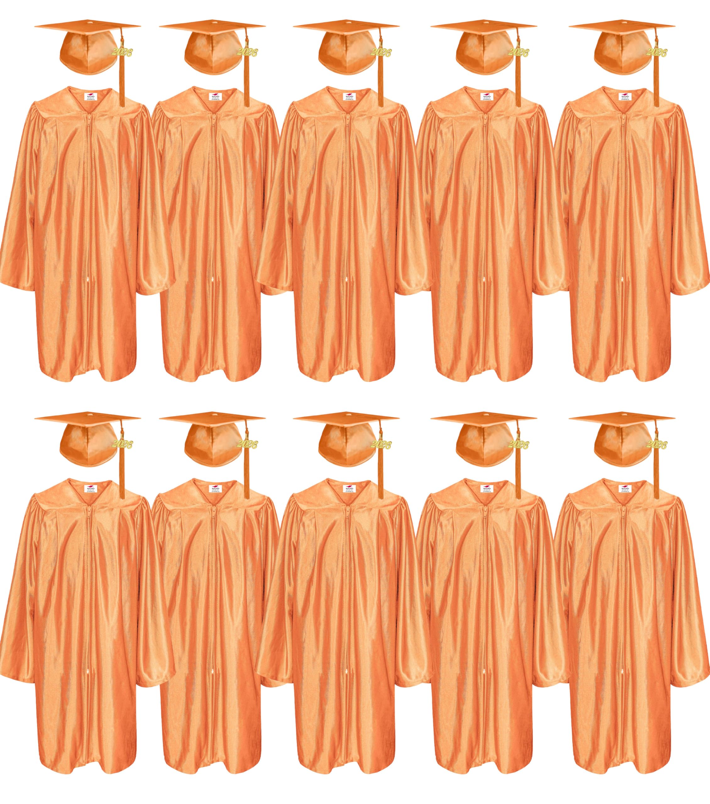 Snapklik.com : 10 Set Shiny Kindergarten & Preschool Graduation Gown ...