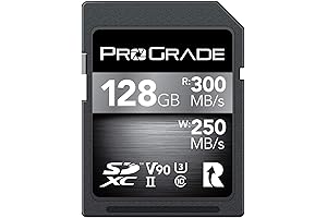 ProGrade Digital 128GB SDXC UHS-II V90 300R Memory Card: Capture Every Moment in Stunning Clarity