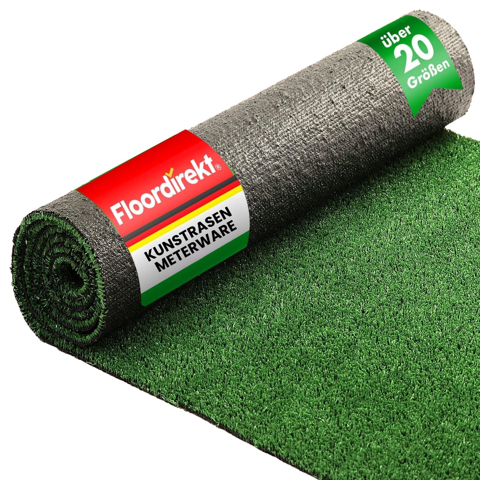 Césped artificial Nantes | Alfombra de césped | Césped enrollado | Altura del pelo: 35 mm | Robusto y resistente a los rayos UV | Césped para balcón, terraza y jardín (100 x 1000 cm)
