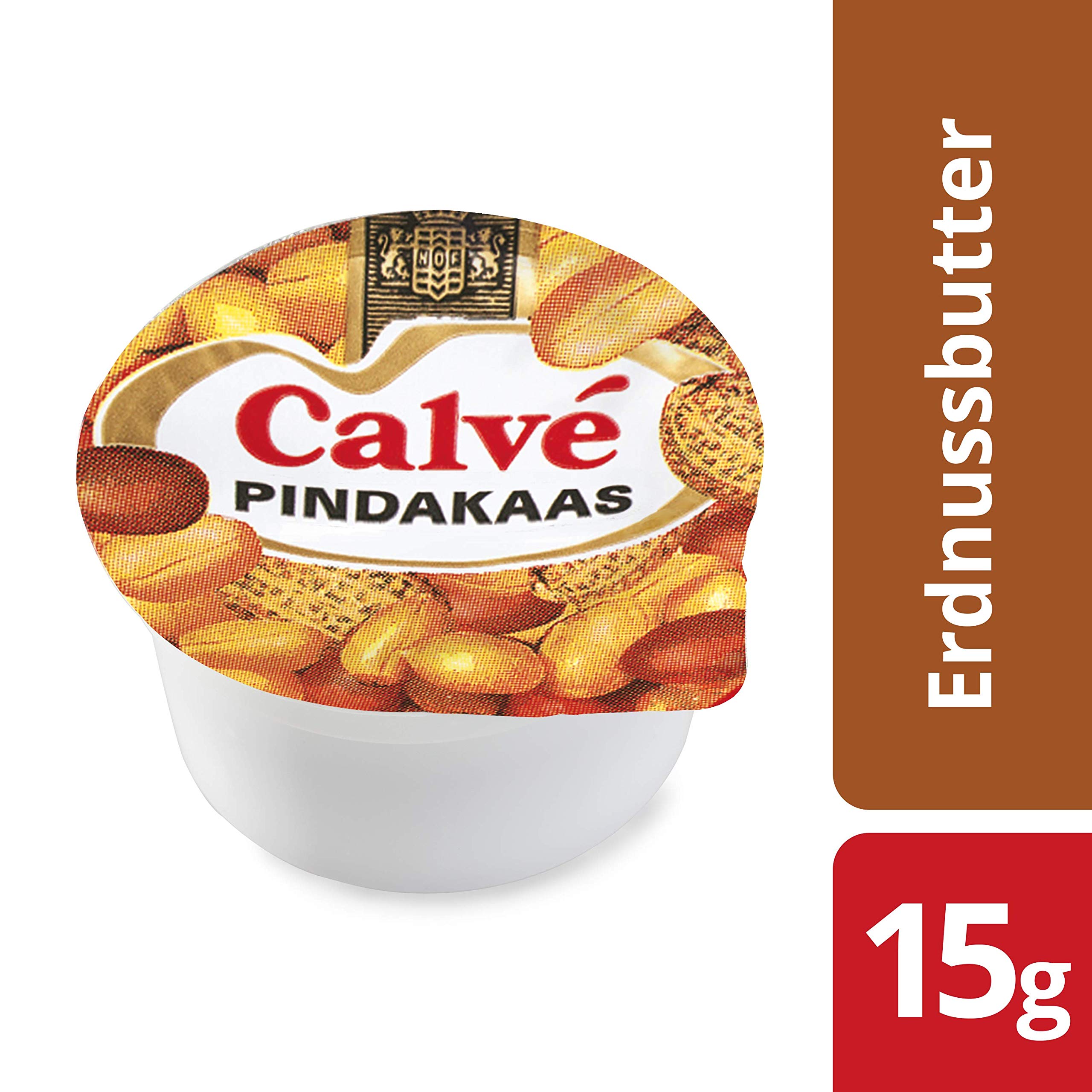 Calvé Masło orzechowe 200 x 15 g, 1 opakowanie (1 x 3 kg)