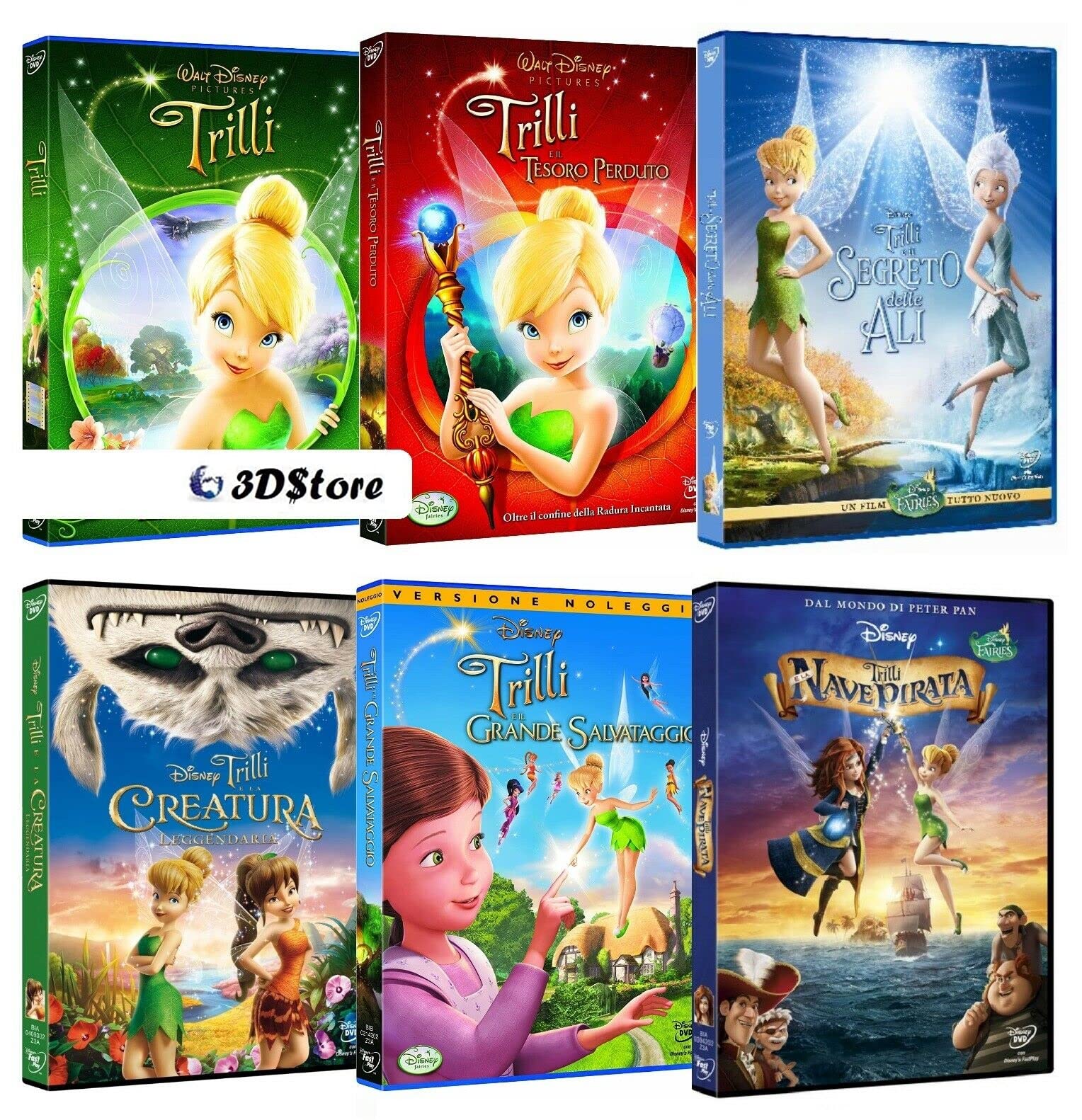 TRILLI LA COLLEZIONE COMPLETA (6 FILM IN DVD) EDIZIONE ITALIANA