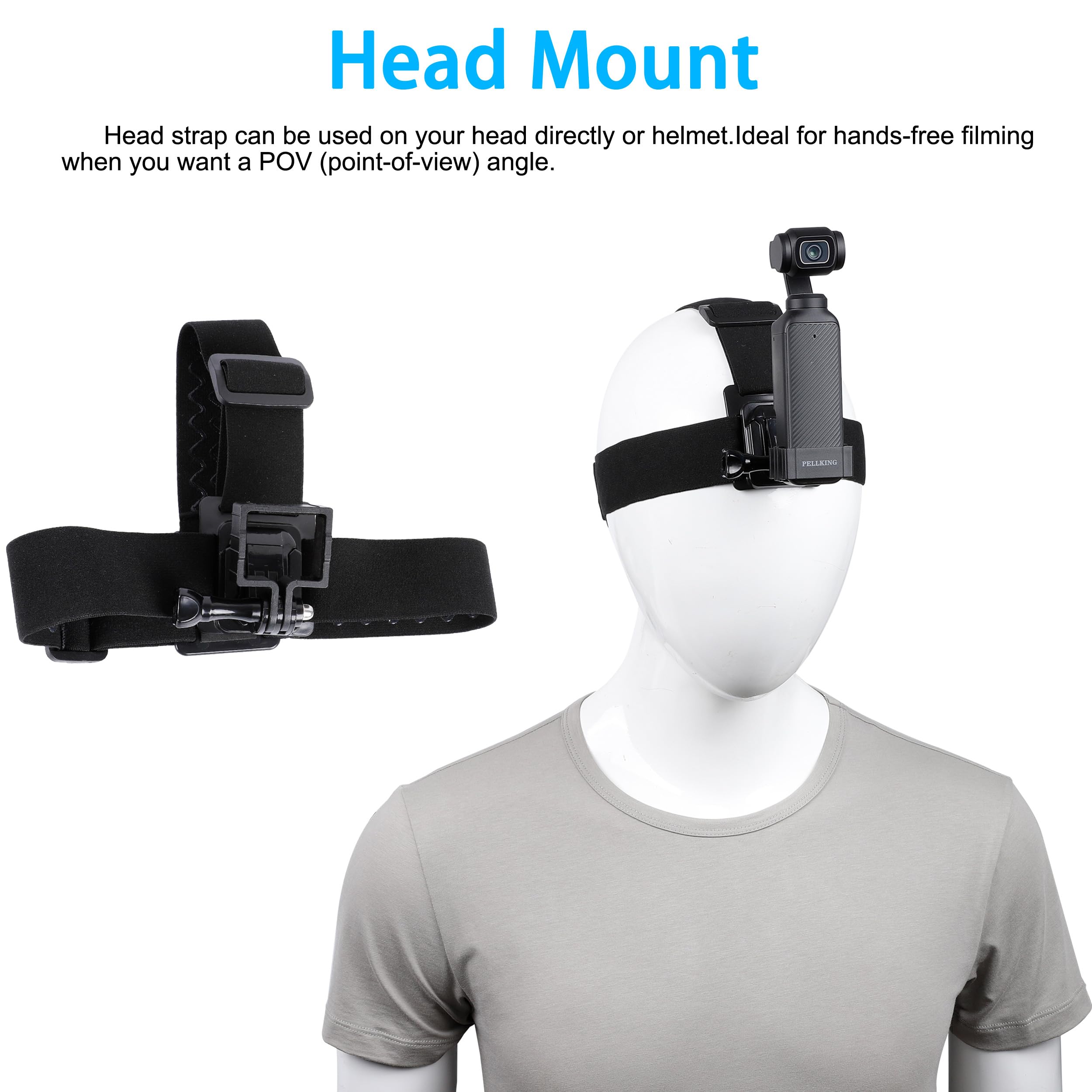 Kit Accessori Per DJI Osmo Pocket - Custodia, Cinghia Pettorale, Treppiede E Supporto Per Espansione - Foto 7