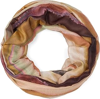 Bufanda para mujer con elegante degradado de acuarela, ligera y suave, multicolor 01017163