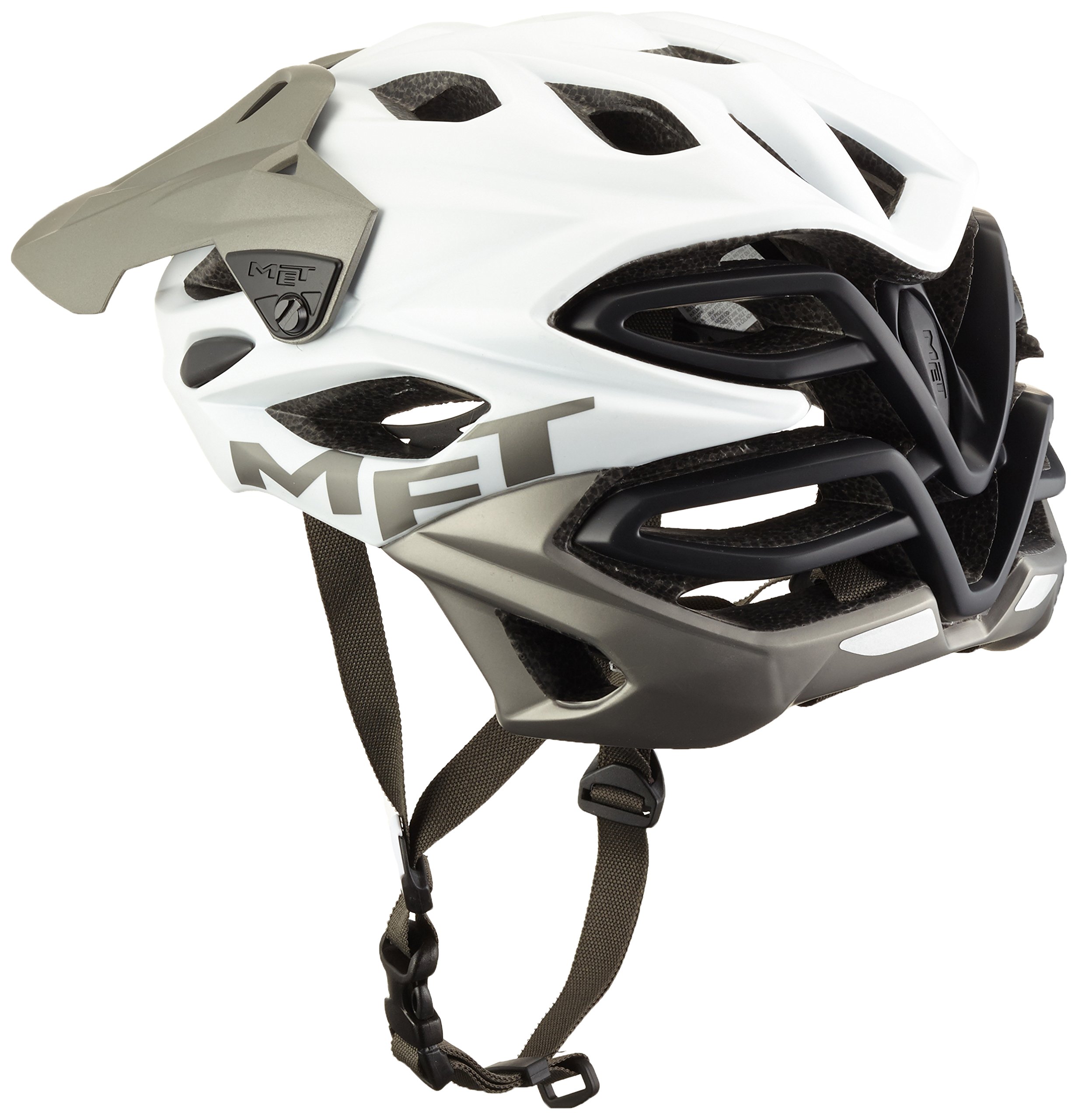 met parabellum mtb helm HES Matt Cycle Helmet, Unisex, Fahrradhelm Parabellum HES Matt, White/Grey Sports & Outdoors BMC Fahrrad: Edles Design, trox-pro Farbe:True Blue-Pink Gloss