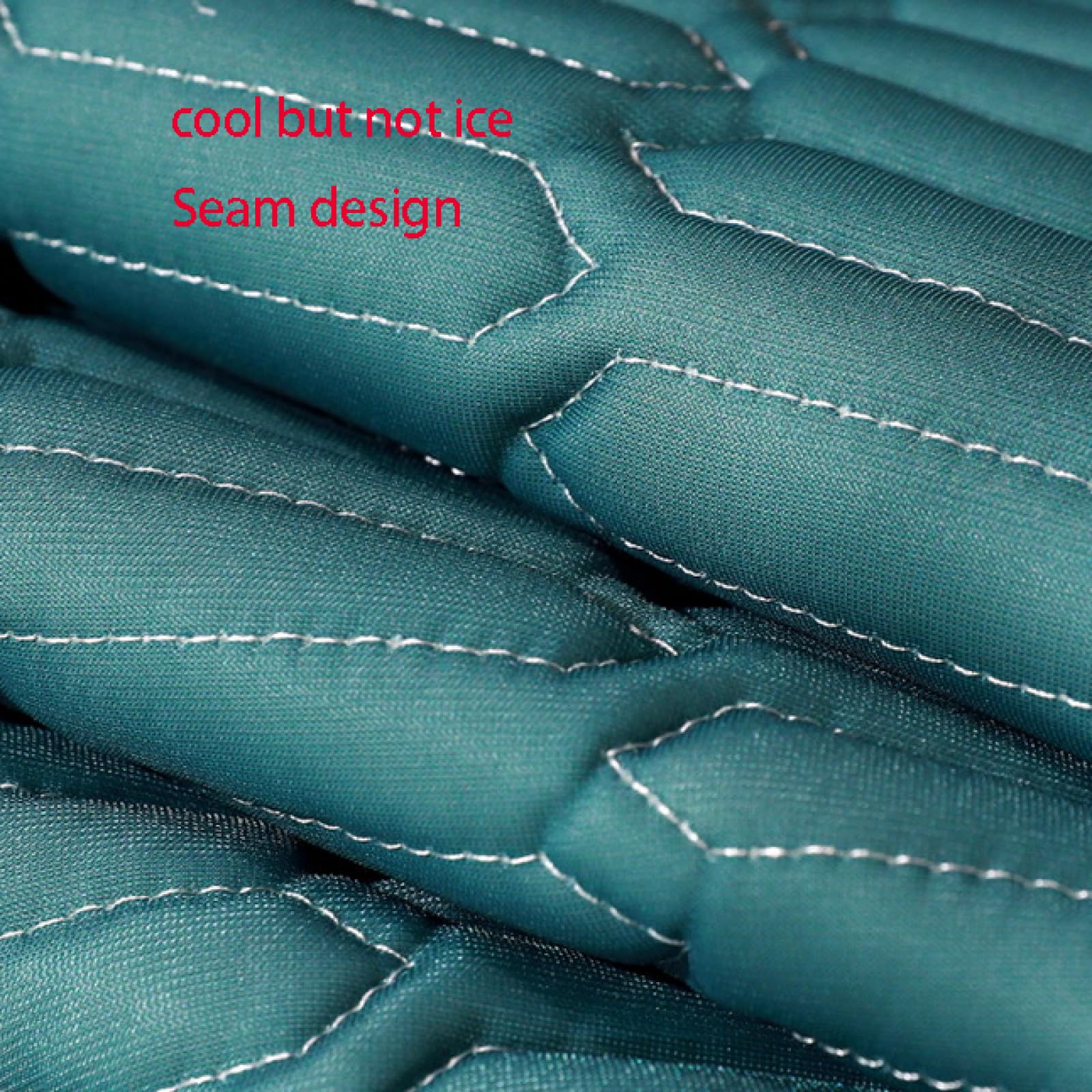 Latex Ice Silk Fitted Sheet – Cooling, Breathable, Deep Pocket For Mattresses Up To 30cm, Blue, 180x200cm - View #2