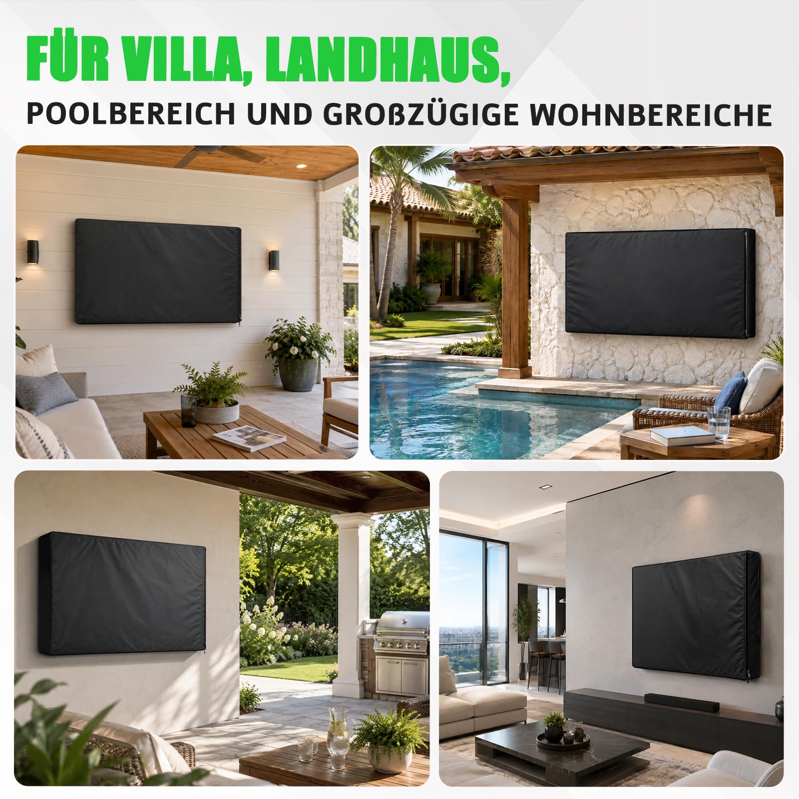 Outdoor TV Abdeckung 48–50 Zoll 600D Oxford Wasserdicht