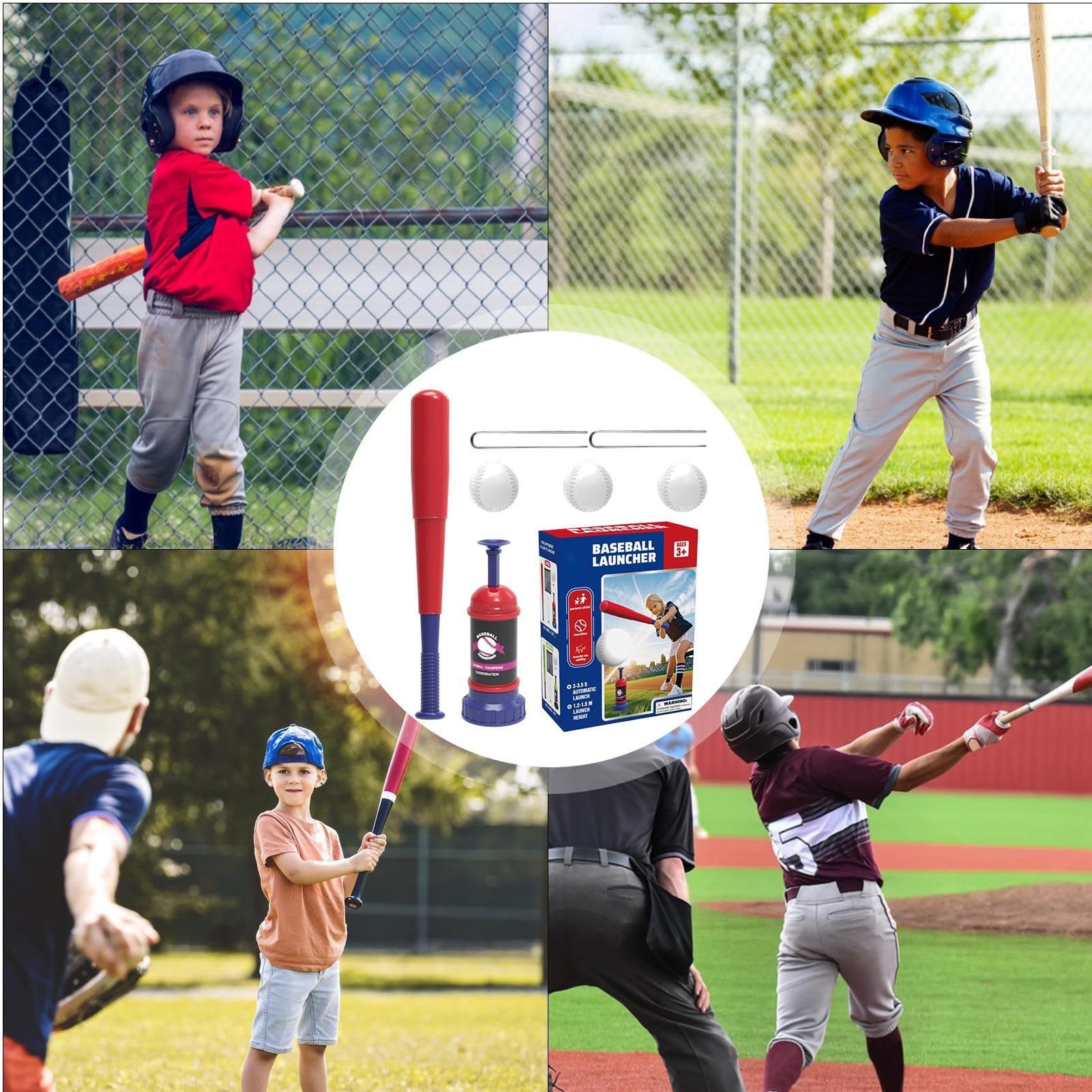 Baseball-Tee für Kinder Tragbare T-förmige Trainingsgeräte