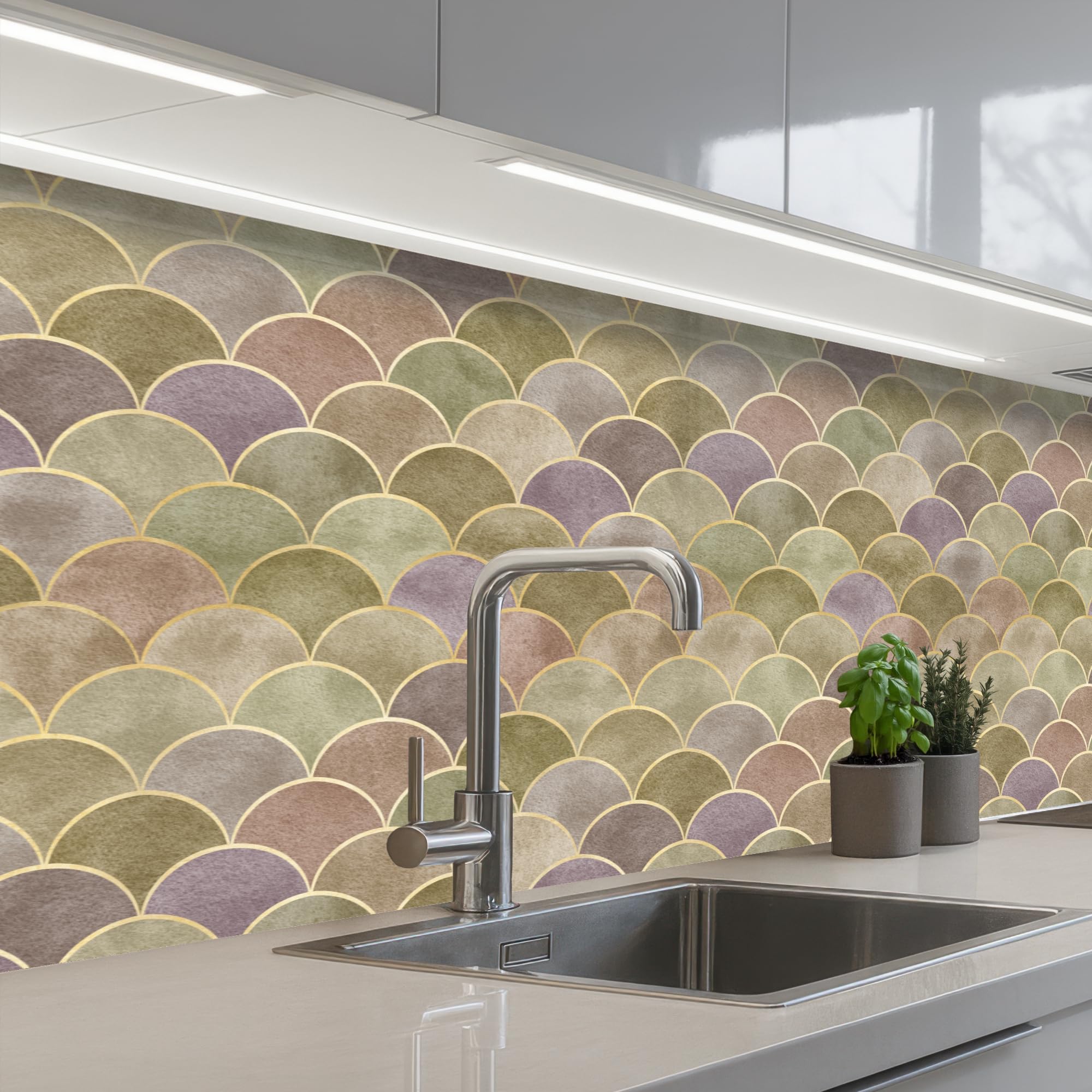 KitchenYeah© Splashback for Kitchen self-Adhesive Sink Splash Splatter