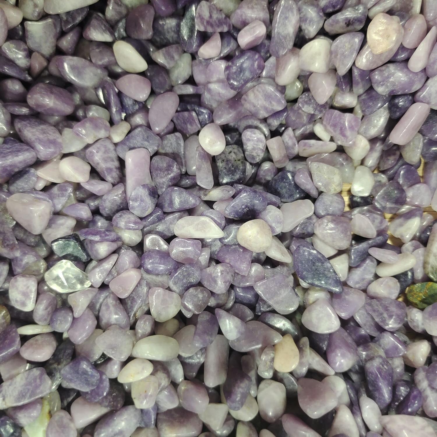 Crystal Purple Mica Duobao Crystal Crushed Stone Fish Tank Aquarium Garden Stone Decoration Can be Used for Crystals and Stones(300g)