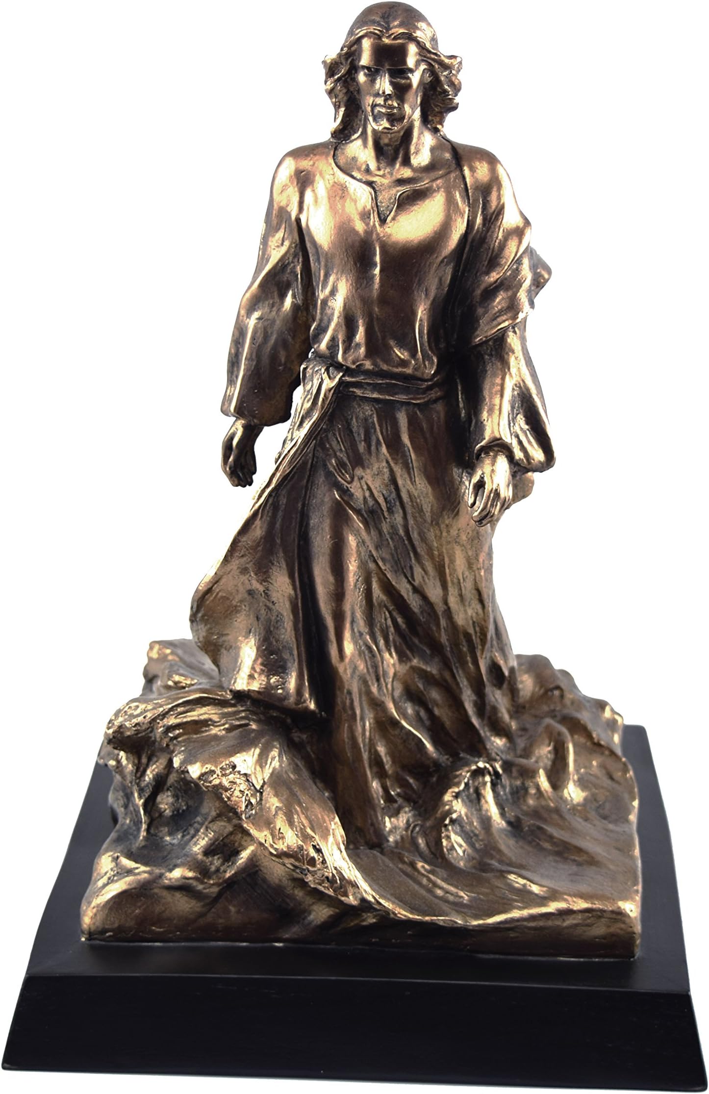 "It is I, Be Not Afraid" 13 Inch Bronze Resin