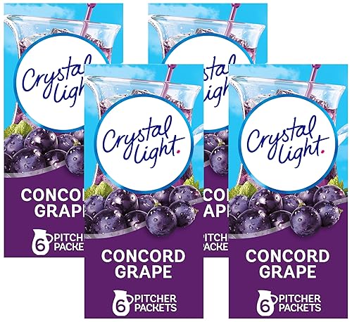 Vista 100 de Crystal Light Mezcla de bebida en polvo sin azúcar Energy Grape On-The-Go 120