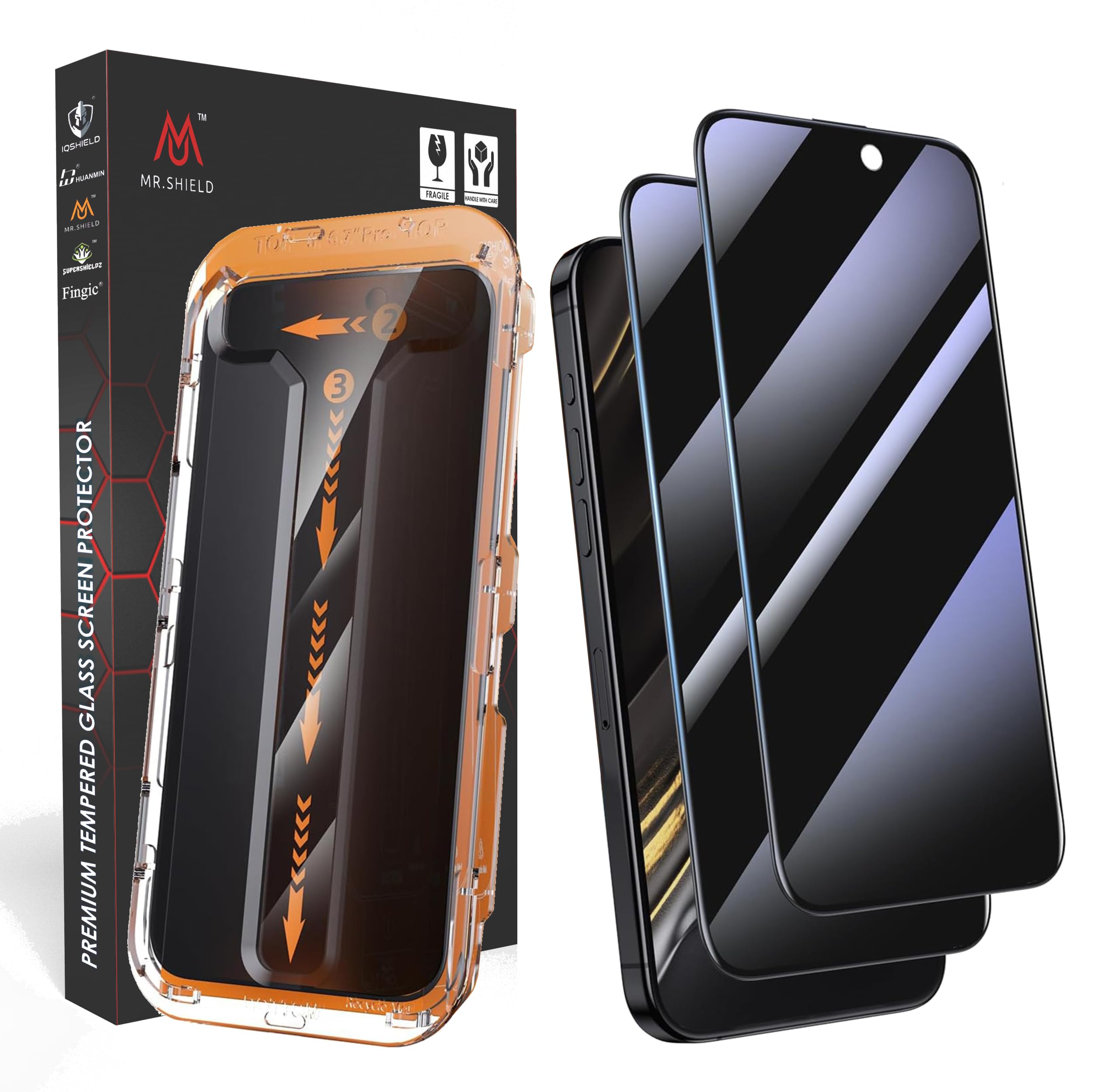 Mr.Shield Anti-Spy Privacy Tempered Glass Screen Protector Guard for iPhone 14 Plus / 13 Pro Max [1 Pack] [Auto Alignment Kit] [10X Military Protection] Case Friendly (B0CST24DRR) Amazon Price History, Amazon Price Tracker